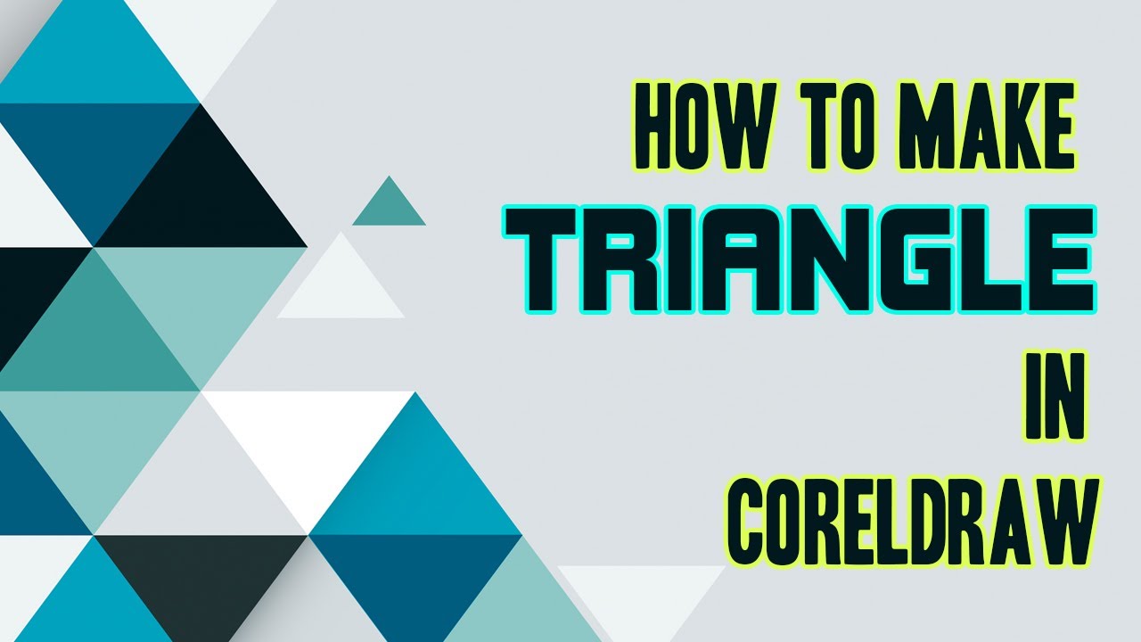 Triangle Design In Coreldraw At Randy Eubanks Blog