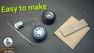 How to make RC Car Steering that Self-centers - Front Axle | Gear Project with Danial