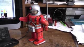 1950's Modern Toys Japan walking spaceman