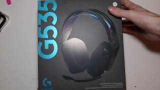 Logitech G535 Gaming Headset Unboxing