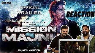 Mission Majnu Trailer Reaction | Sidharth Malhotra, Rashmika Mandanna | Official Trailer | #netflix