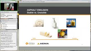 PPRA/FHWA Webinar: The Chemistry of Asphalt Emulsions