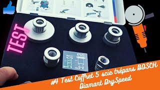 #3 Coffret 5 scie trépans BOSCH Diamant DrySpeed version longue