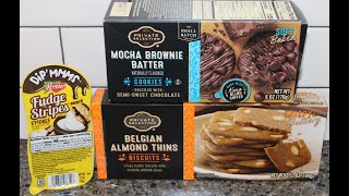 Keebler Dip’MMMS Fudge Stripes S’mores, Private Selection Mocha Brownie Batter, Almond Thins