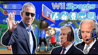 US Presidents Play Wii Sports Basketball (Episode 1)