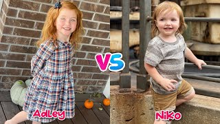 Adley (A for ADLEY) vs NiKO (NiKO Bear) From 0 to 8 Years Old