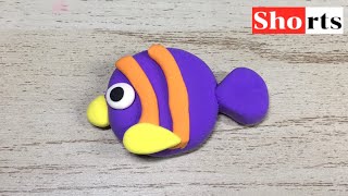 Shorts clip Fish Clay | Clay mixer | ปั้นดินน้ำมัน ปั้นดินเบา