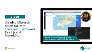 Community demo - Creating Microsoft Teams tab with SharePoint Framework, React.js and Material-UI