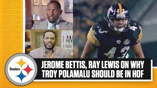 Jerome Bettis, Ray Lewis on Troy Polamalu | Polamalu was "probably the BEST player on that team"