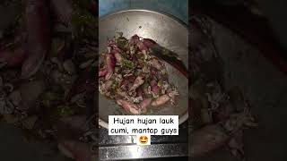 Alhamdulillah untuk lauk sore ini😊😇 #cooking #squidgame #cumi #foryou #shorts