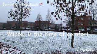 Snow in Barneveld, Netherlands 🇳🇱 January 2021