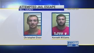 Bell Co. inmates attempt escape