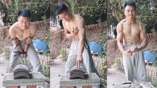 iron palm breaking bricks | kungfu/ironpalm | one inch punch iron palm hand