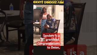 Sanders is a granddad. Congratulations #deionsanders  #coachprime  #shorts #nfl