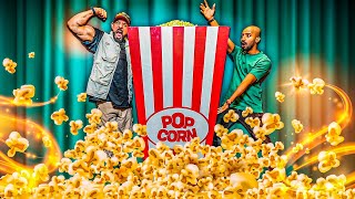 اكبر علبة بوبكورن بالشرق الاوسط 🍿Largest Popcorn Box In The Middle East