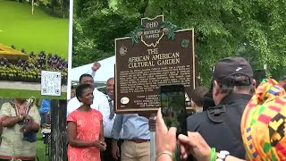 Cleveland African American Cultural Garden get Ohio history marker on Juneteenth