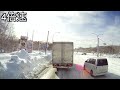 【国道36号線　千歳〜苫小牧】　北海道、豪雪の翌日に10トントラックで走行