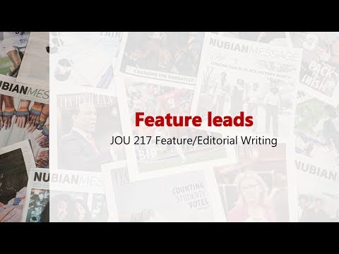 What is feature lead?