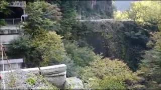 おいらん淵 下流の滝 (280) 2017.10.09 山梨県丹波山村