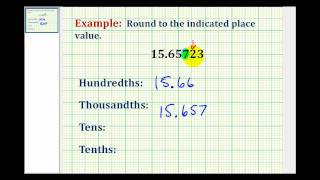 Examples: Rounding Decimals