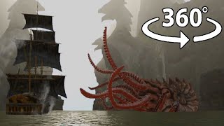 Kraken Roller Coaster 360° VR Video