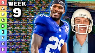 Top 70 Flex Rankings & Tiers (Week 9)