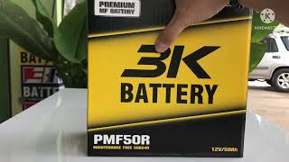 กล่อง 3K PMF50R บอกอะไรบ้าง | BATTERY