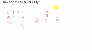 Chapter 05 - 11 - PROBLEM - Resonance Structure for CO32-