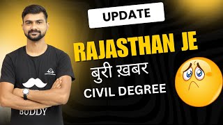 RSMSSB JE CIVIL DEGREE UPDATE REGARDING NUMBER OF POST