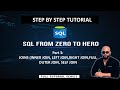 SQL JOINs Made Easy | INNER, LEFT, RIGHT, FULL & SELF JOINs (Zero to Hero)