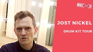 Jost Nickel presents his drum kit