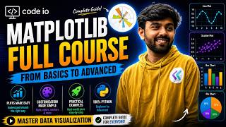 Matplotlib Full Course in 90 Minutes | Python for AI DS - part 3 | code io - Tamil