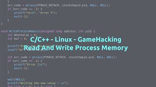 [Linux/GameHacking] C/C++ read and write process memory
