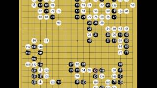 囲碁棋譜再現　黒番：太田雄蔵 (七段)   vs　白番：本因坊秀策 (六段)　1853.01.27