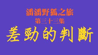 潘潘野狐之旅 第三十三集 差勁的判斷(圍棋自戰解說)