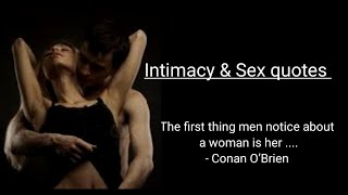Quotes About Sex & Intimacy That Will Provoke Your Thoughts Today  Daily Quotes