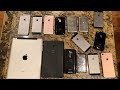 HUGE lot of 15 IPHONES, IPADS, IPODS for $50!! Galaxy A10e included for FREE! eBay unboxing!