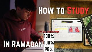 How to Study in Ramadan (from a college graduate) | Top 7 Tips!