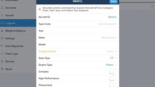 ForeFlight Quick Tip: Logbook Currency - Accurate Entries with Aircraft Profile Helper