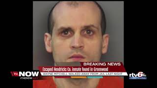 Hendricks Co. Jail escapee taken into custody