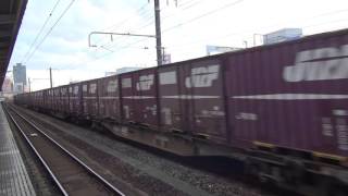 貨物列車　5091レ,15,11,17Japan JR Freight Train