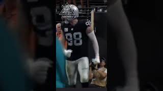 Maxx Crosby CLOSES The Game🥶 & CELEBRATES With Raider Nation After! 🔥 #raiders #shorts