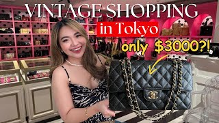 Japan Vintage Shopping in Tokyo! Chanel Dream Bag Shopping, Vintage Designer Bag