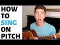 How To Sing On PITCH (For Beginners) - Singing In Tune - (Singing lessons w/ Justin)