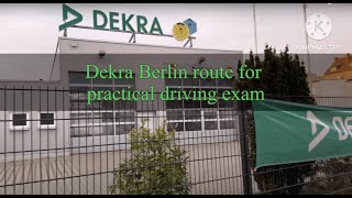 Practice Dekra Driving test Route in Berlin, Germany | Indian Drivers | Prepare for Practical Test