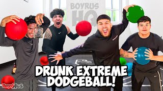 THE BOYS PLAY EXTREME DRUNK DODGEBALL!! *10 Inch Rubber Balls*