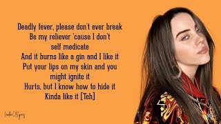 Billie Eilish - my strange addiction (Lyrics)