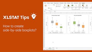 How to create side-by-side boxplots? - XLSTAT Tips