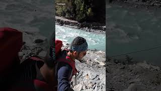 The trail began to ascend #nepal #annapurna #trekking