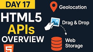 ✅ Complete HTML5 APIs Overview – With Real World Examples!